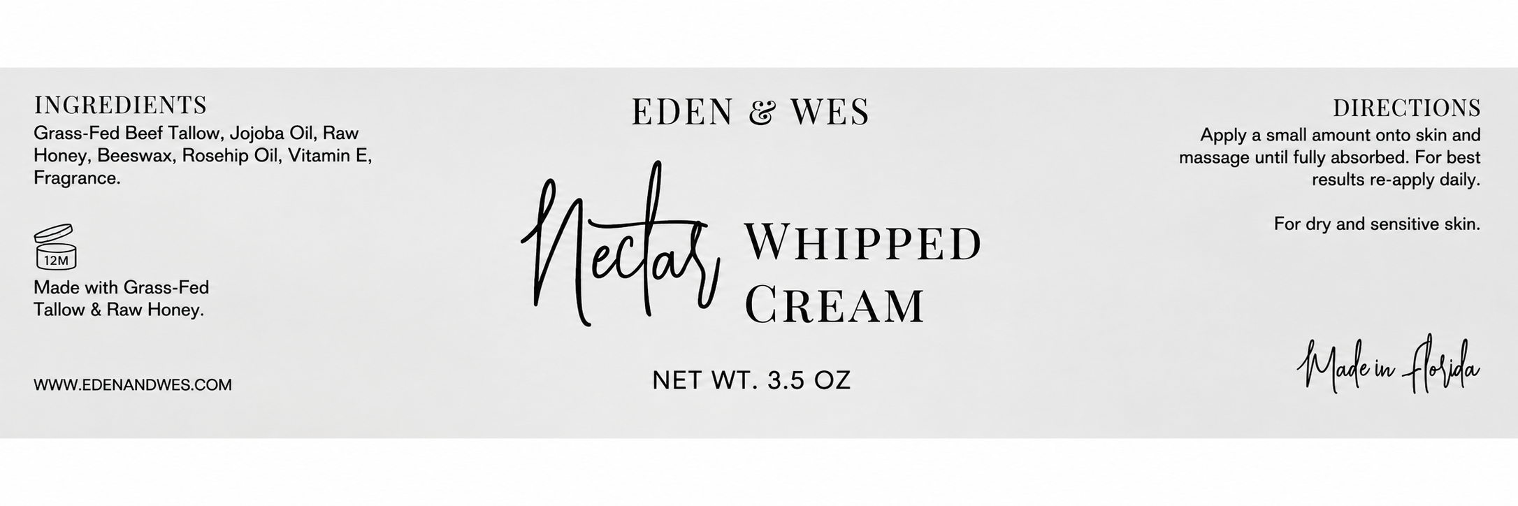 NECTAR WHIPPED CREAM
